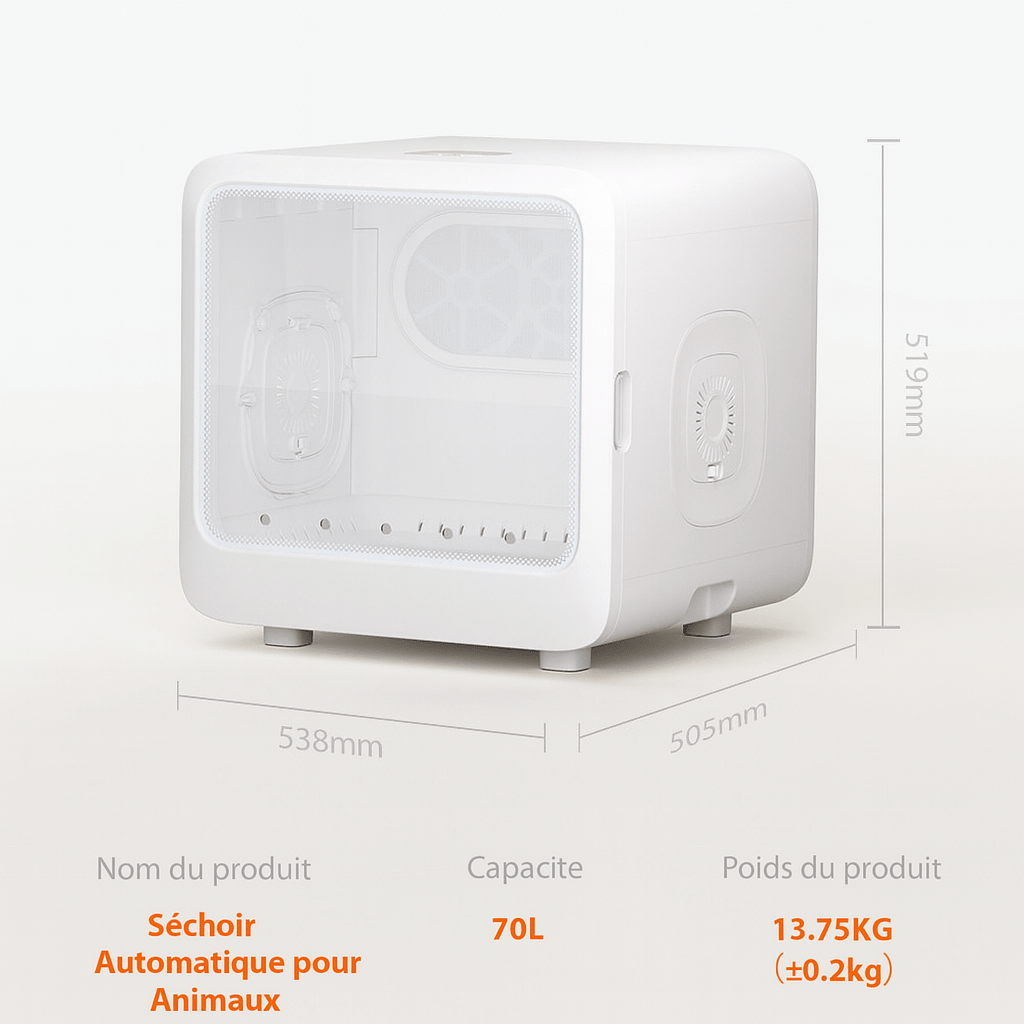DryCat Y - 2 | Séchoir automatique pour chat - Autofélin