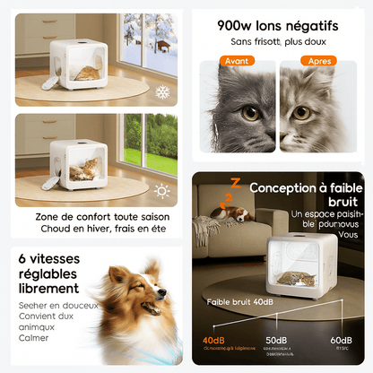 DryCat Y - 2 | Séchoir automatique pour chat - Autofélin